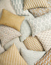 Palermo Celadon linen cushion 50x50cm