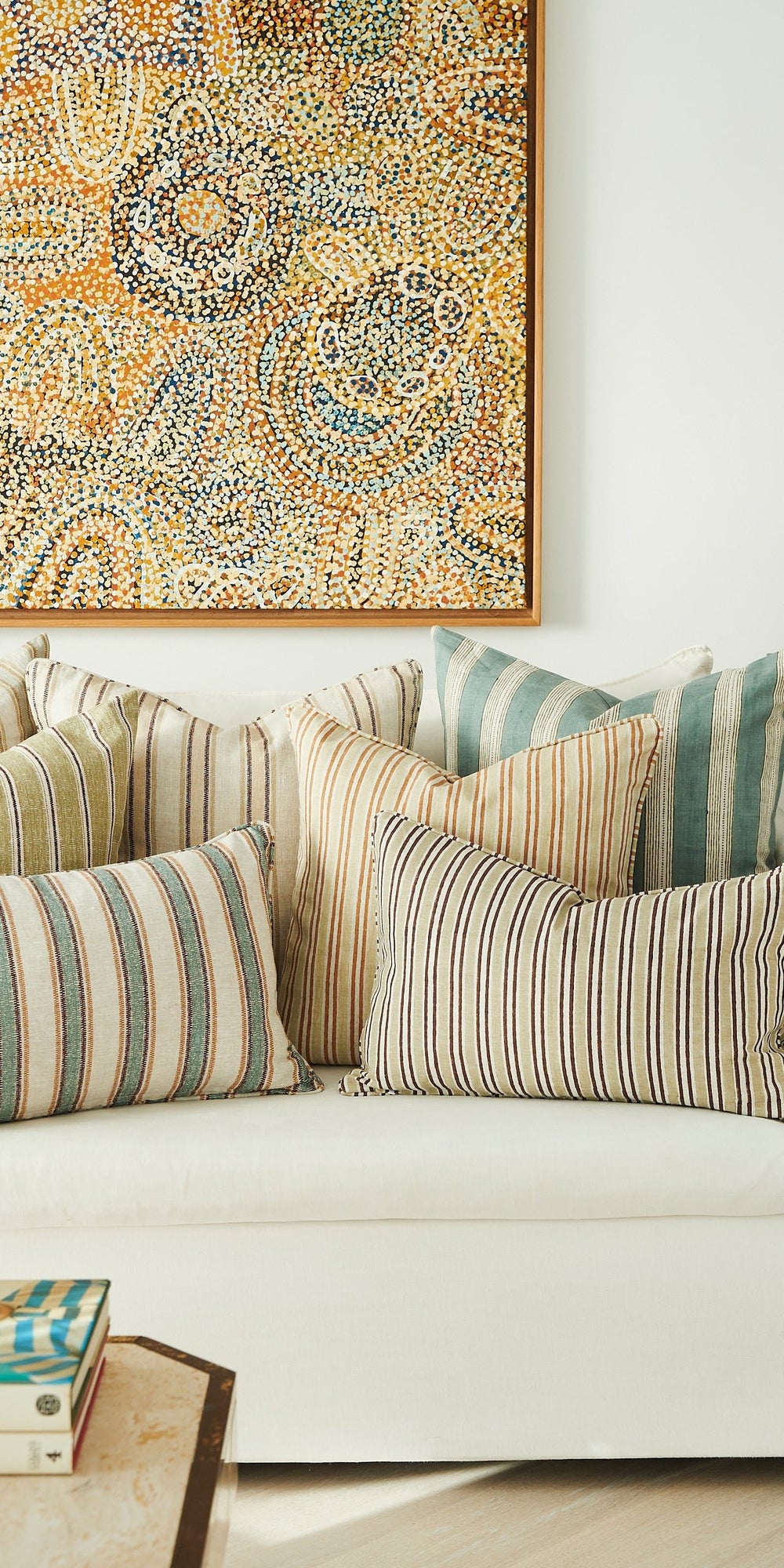 Berber Celadon Moss Pillowcase in - Cushions - Walter G Australia