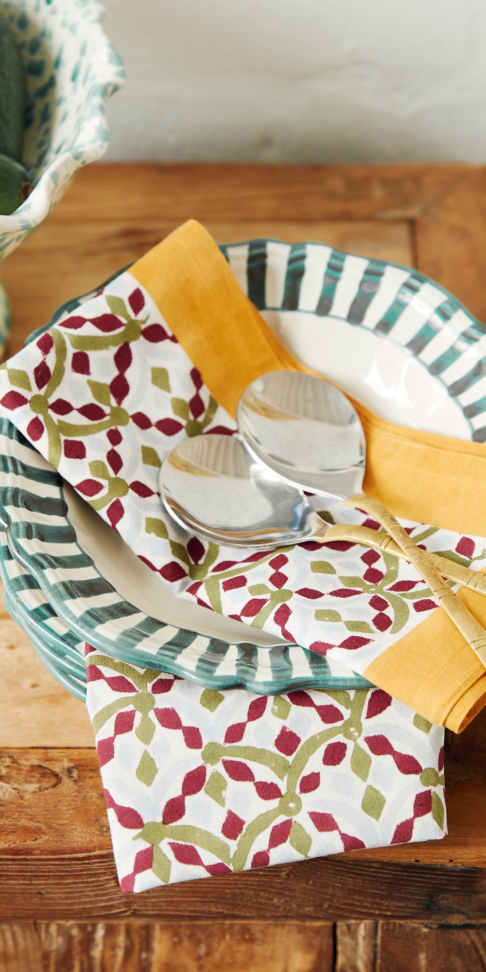 Positano Golden Napkins in - Napkins - Walter G Australia