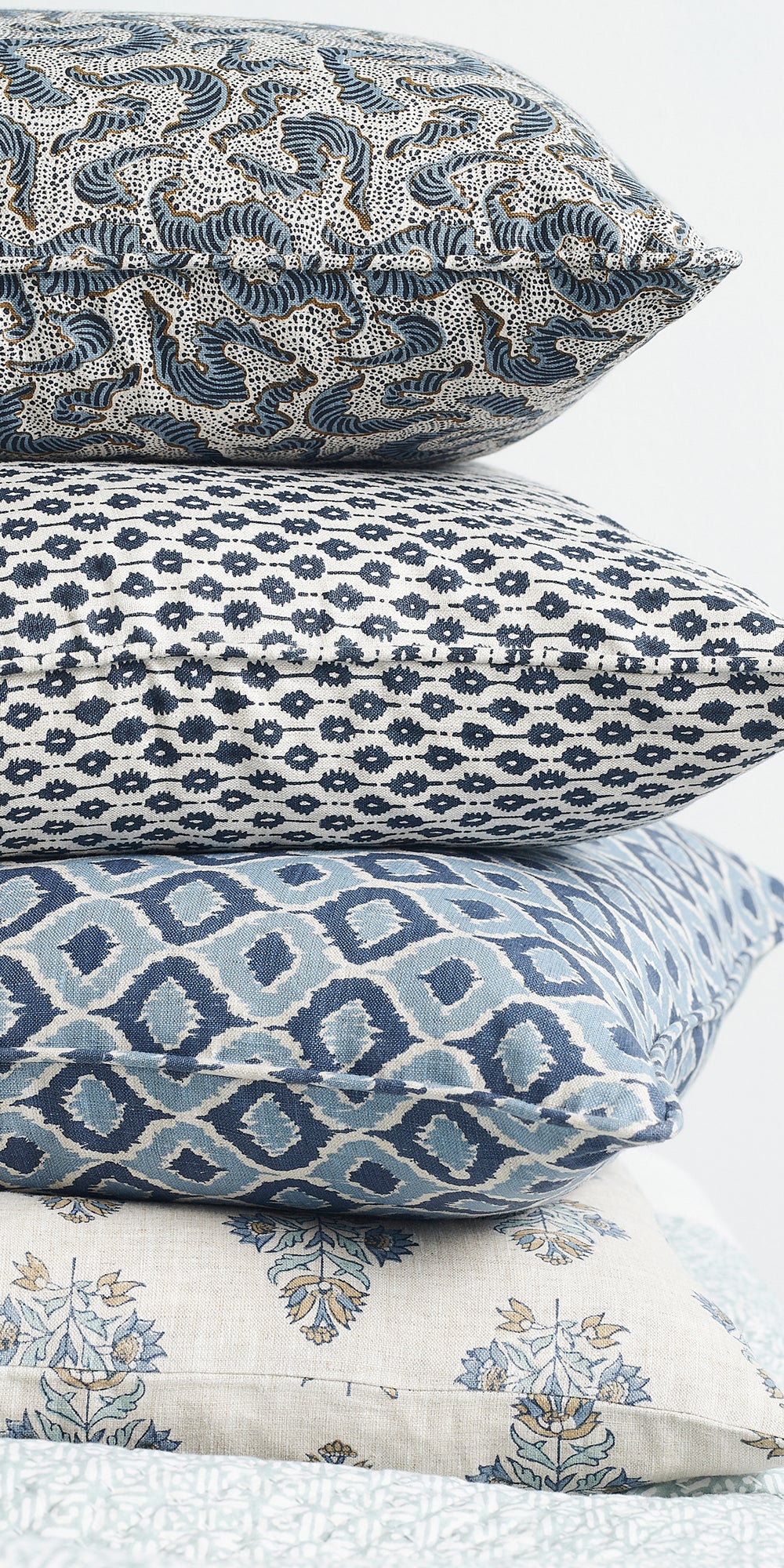 Siam Indian Teal Pillowcase in - Cushions - Walter G Australia