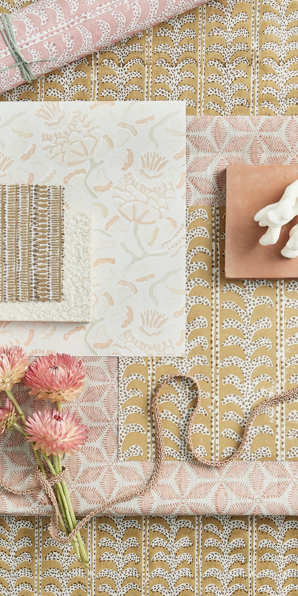 Iznik Papaya Wallpaper in - Wallpaper - Walter G Australia