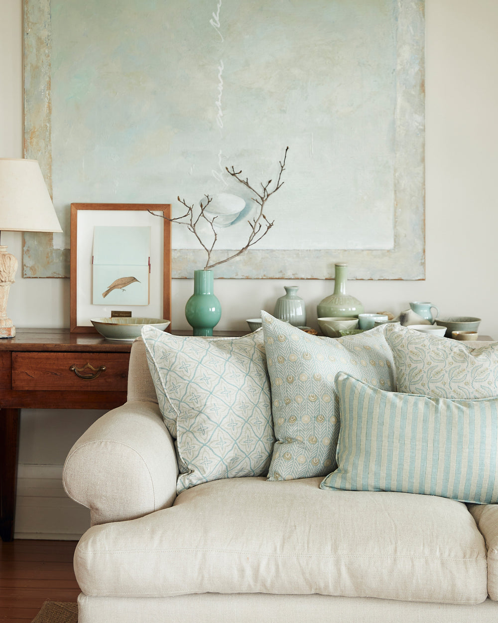 Tahiti Cenote Pillowcase in - Cushions - Walter G Australia