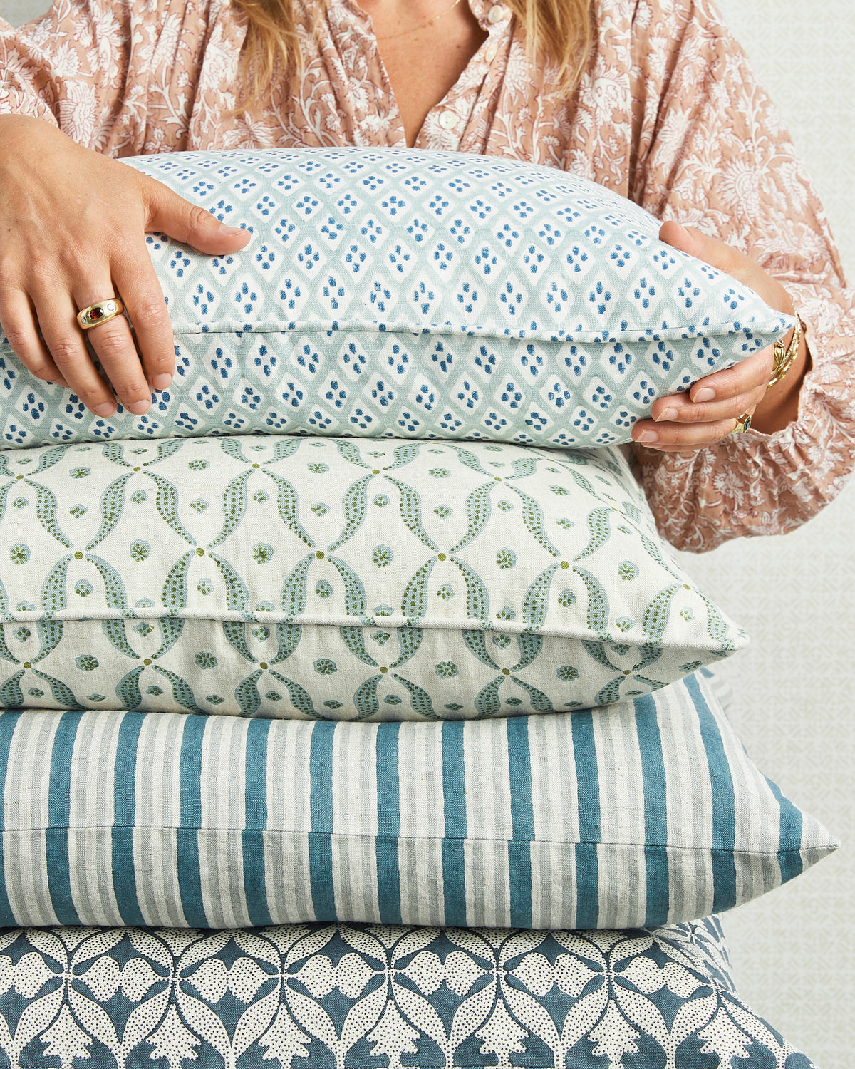 Madhavi Slate Pillowcase