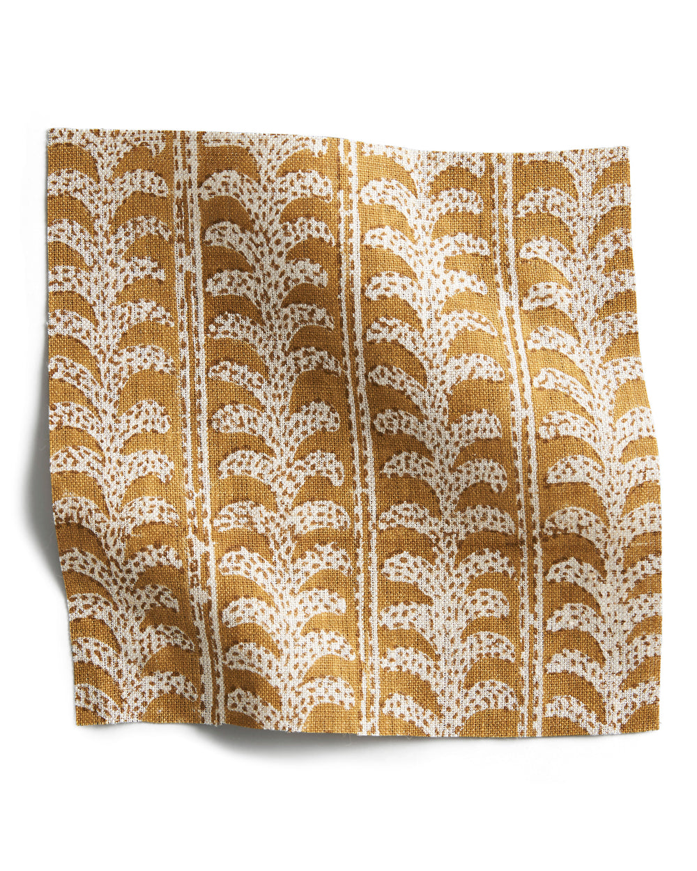 Luxor Saffron linen swatch