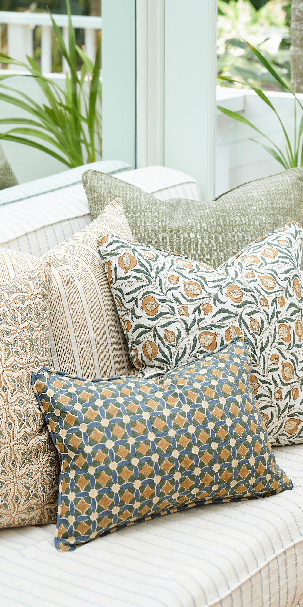 Pollara Saffron Pillowcase in - Cushions - Walter G Australia