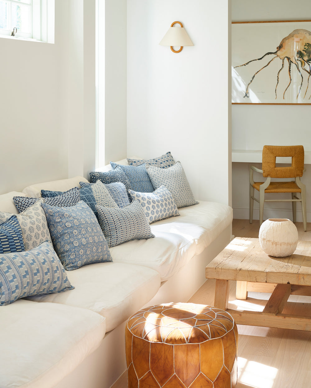 Jaisalmer Denim Pillowcase