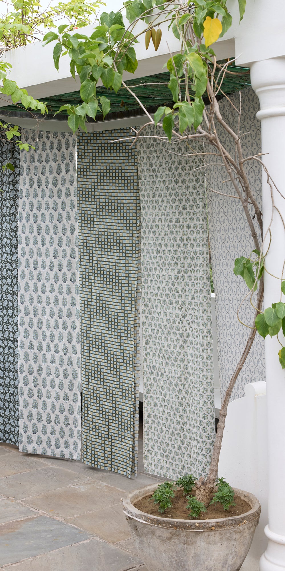 Tindari Thyme linen in - Fabric - Walter G Australia