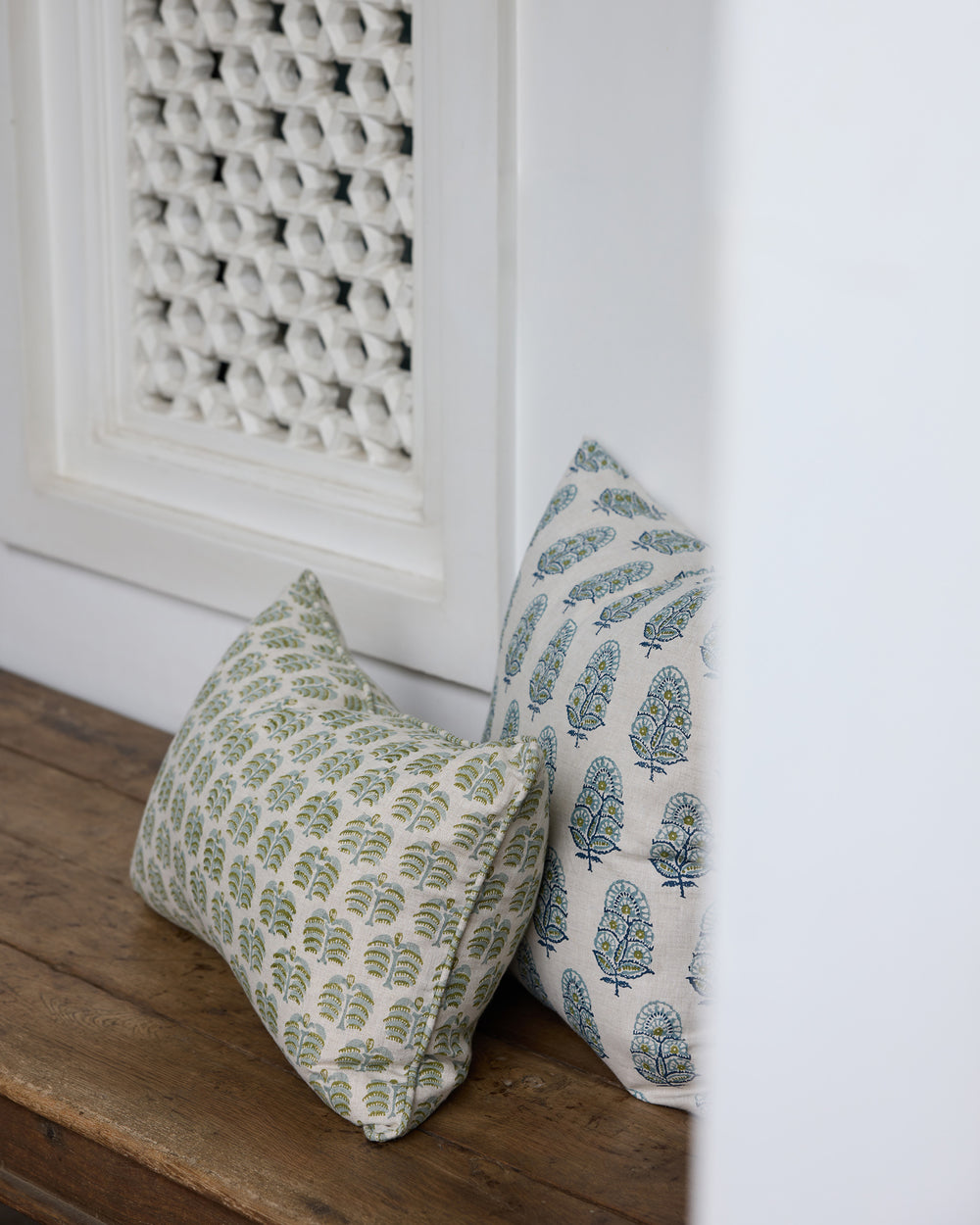Hera Celadon Moss Pillowcase