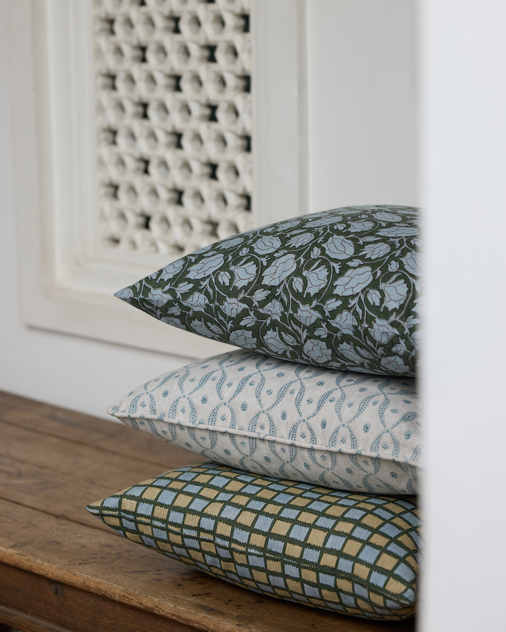 Tindari Thyme Pillowcase in - Cushions - Walter G Australia