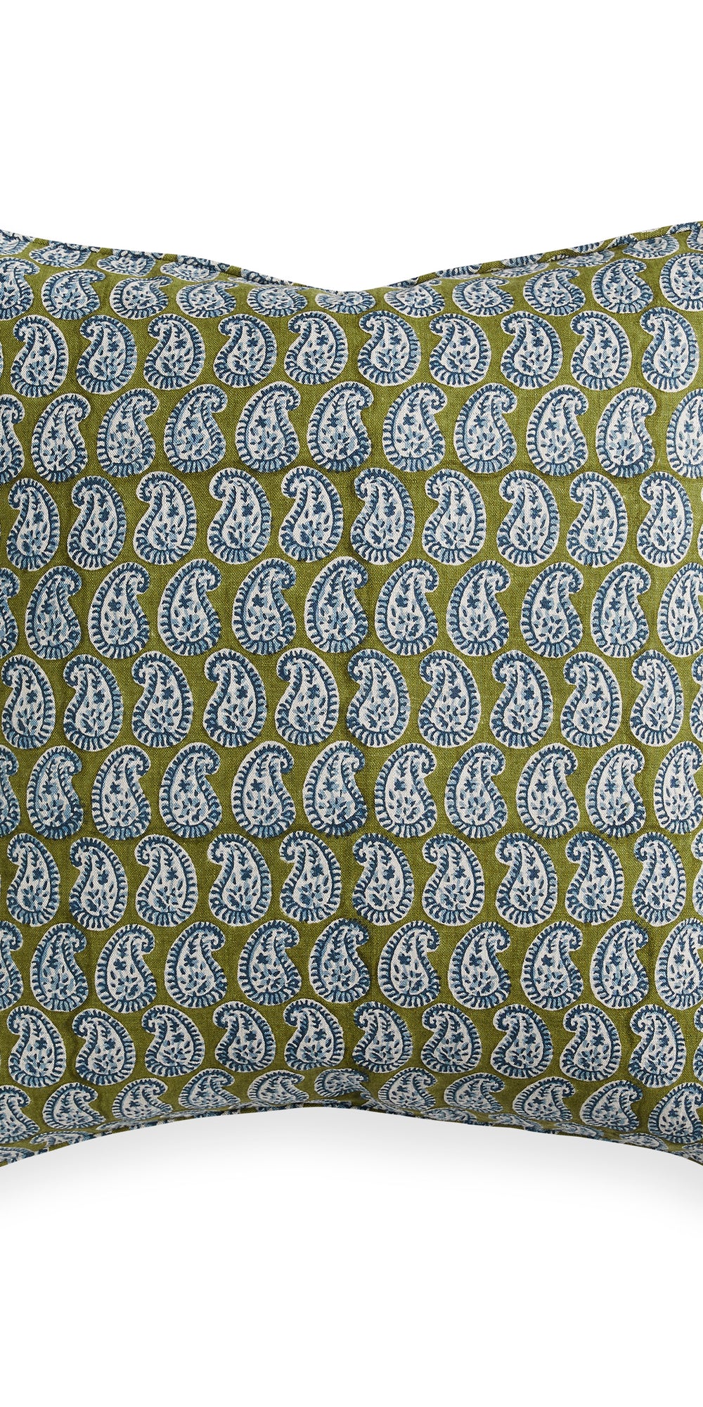 Simrane Moss Azure Pillowcase