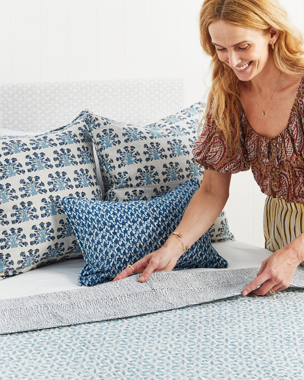 Biarritz Riviera Pillowcase in - Cushions - Walter G Australia