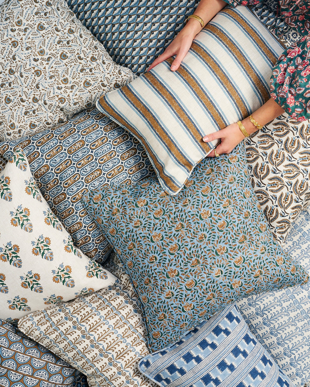 Broccato Tobacco Pillowcase