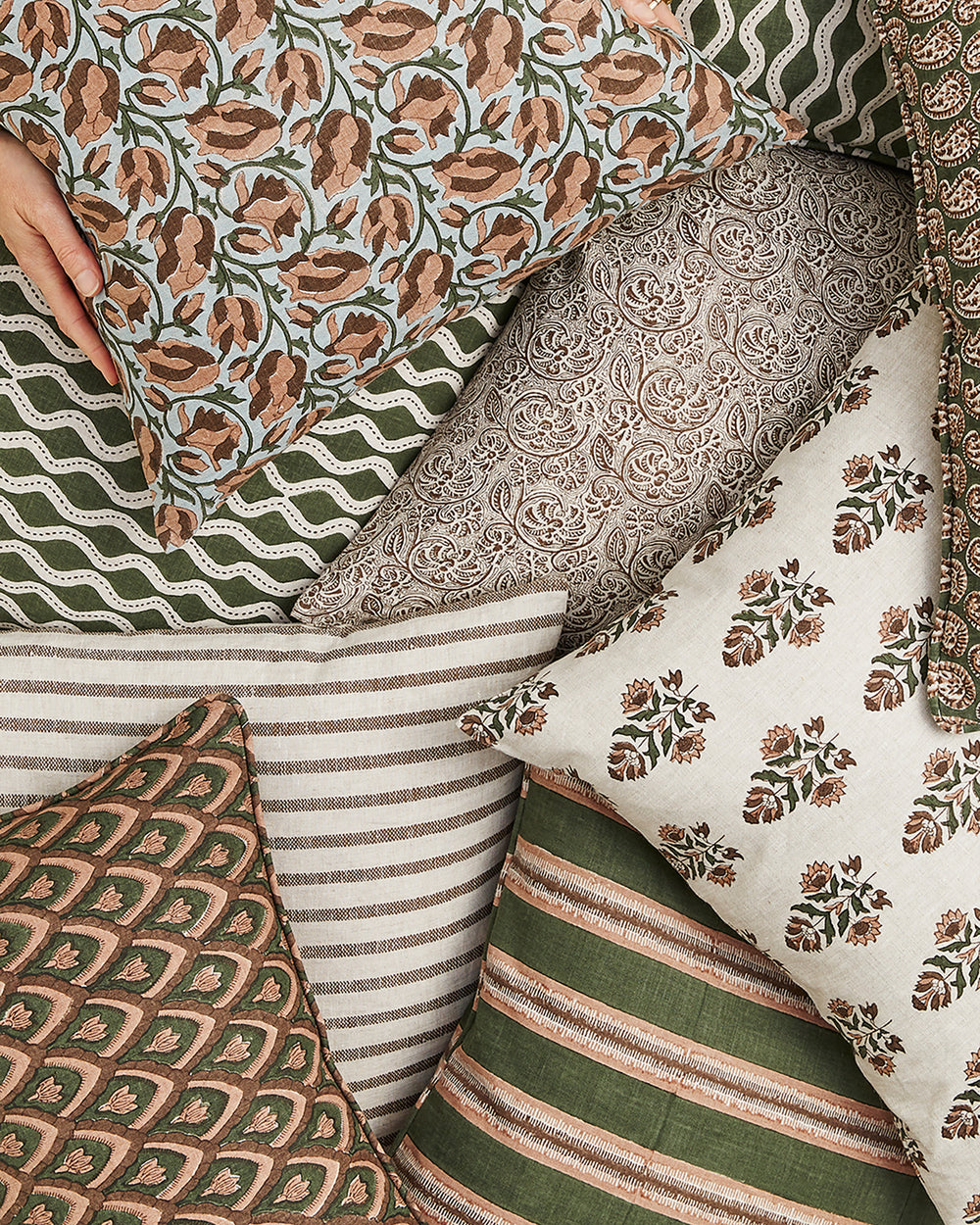 Kythira Cocoa Pillowcase