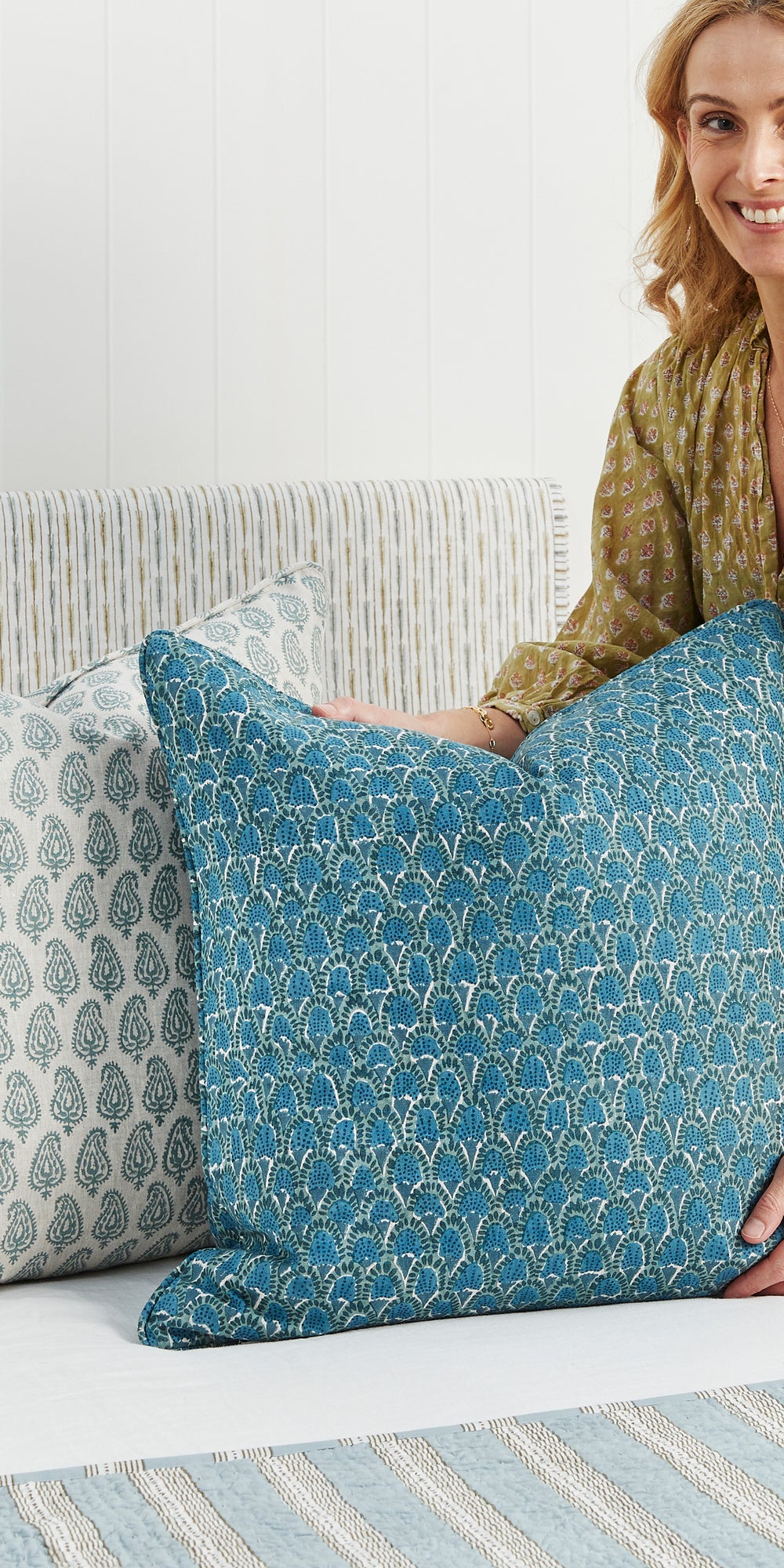 Sundara Celadon Pillowcase in - Cushions - Walter G Australia