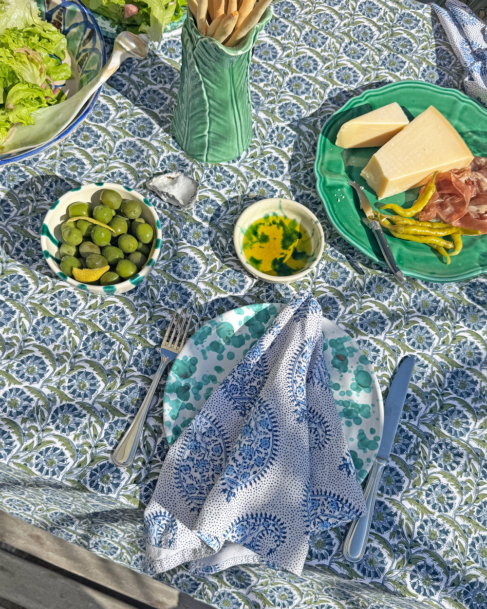 Istanbul Moss Tablecloth