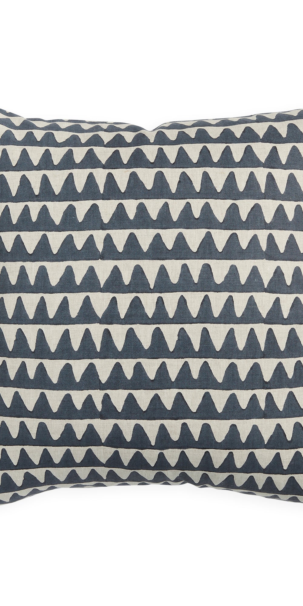 Pyramids Slate Pillowcase in - Cushions - Walter G Australia