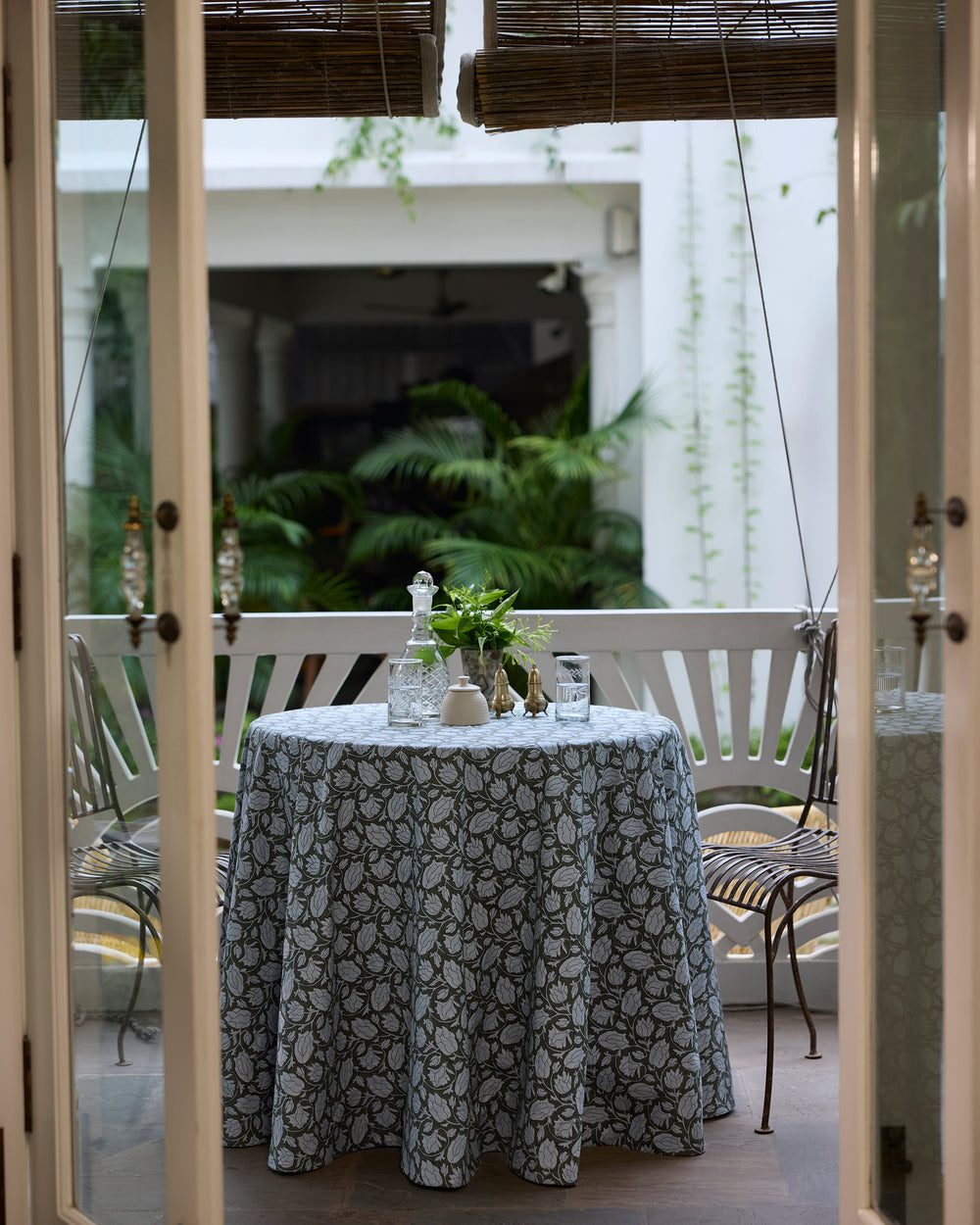Lahore Thyme linen in - Fabric - Walter G Australia