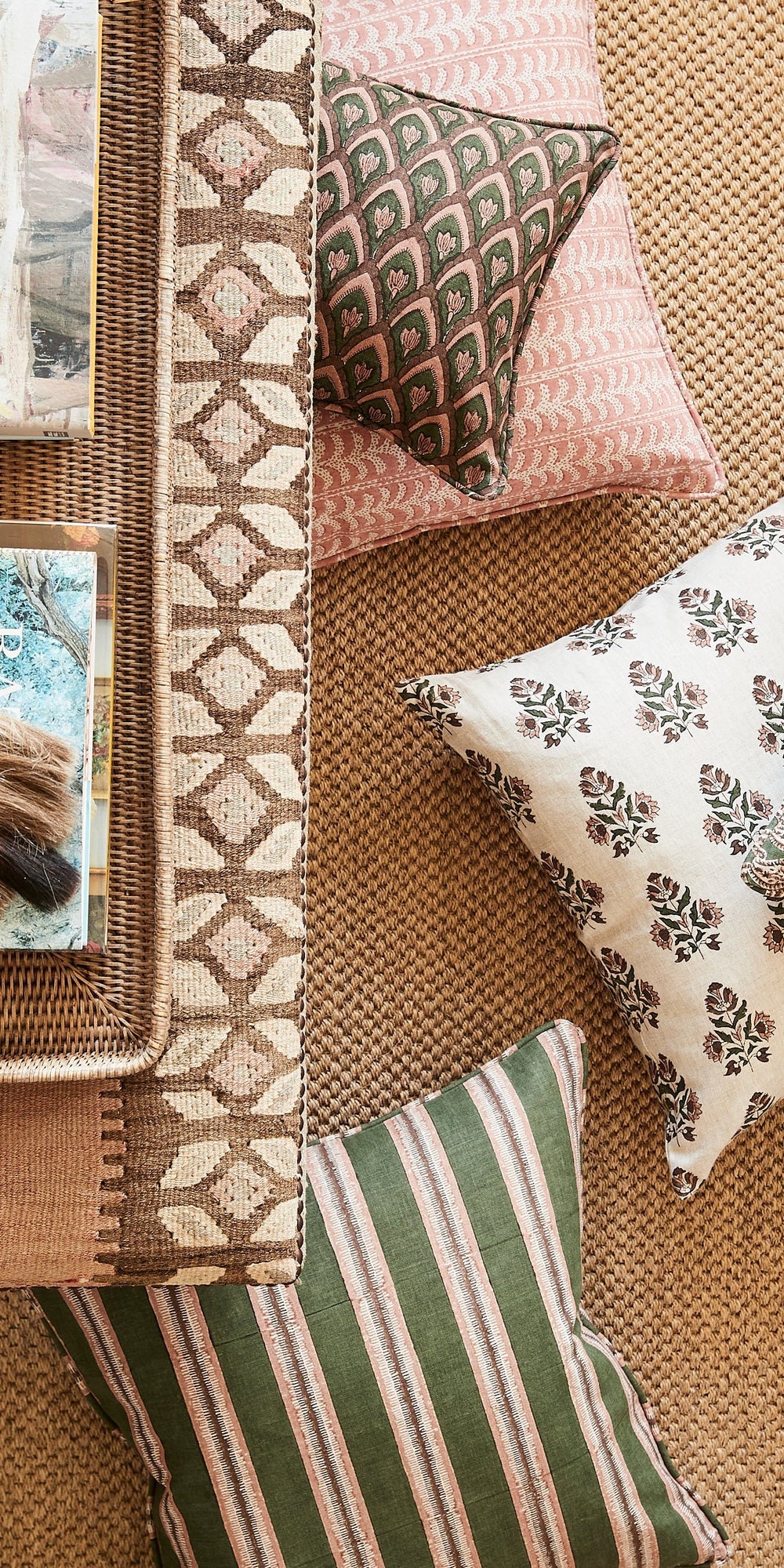 Buzios Rosewood Pillowcase in - Cushions - Walter G Australia