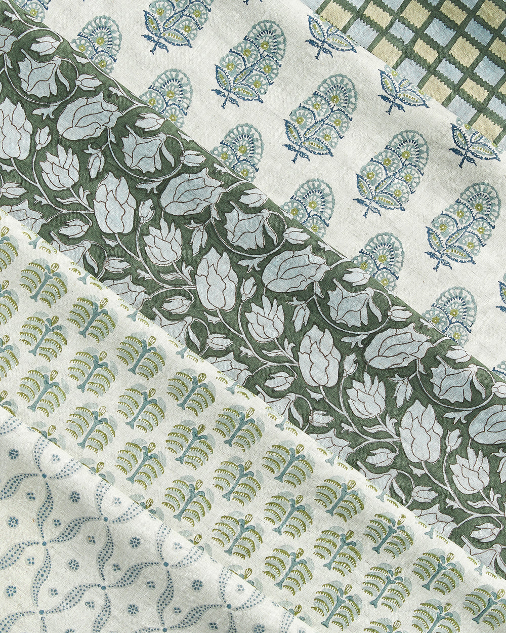 Zardosi Celadon linen