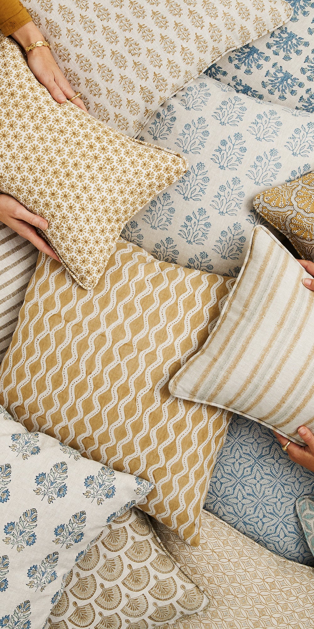 Etoile Saffron Pillowcase in - Cushions - Walter G Australia