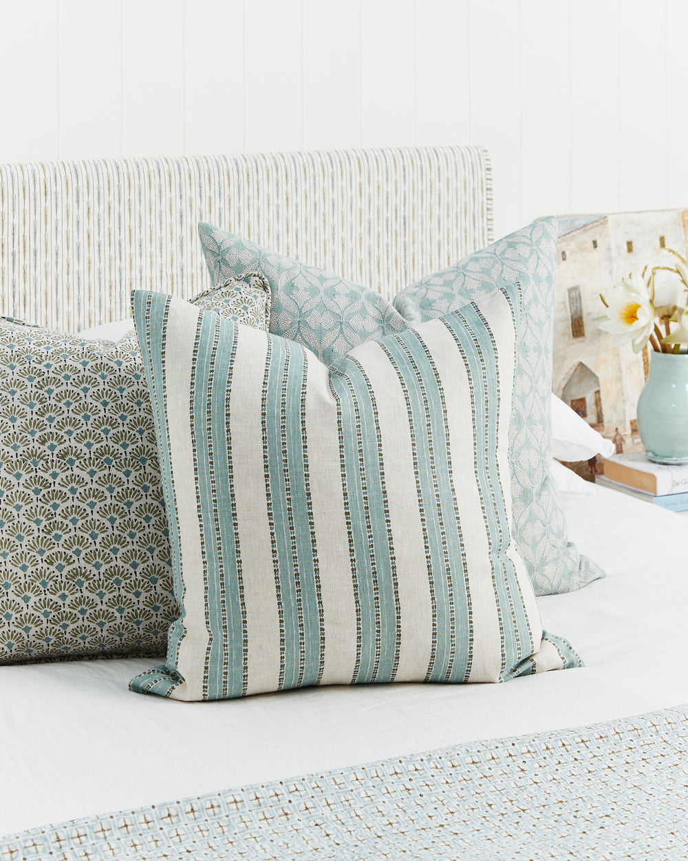 Kesula Celadon Moss Pillowcase