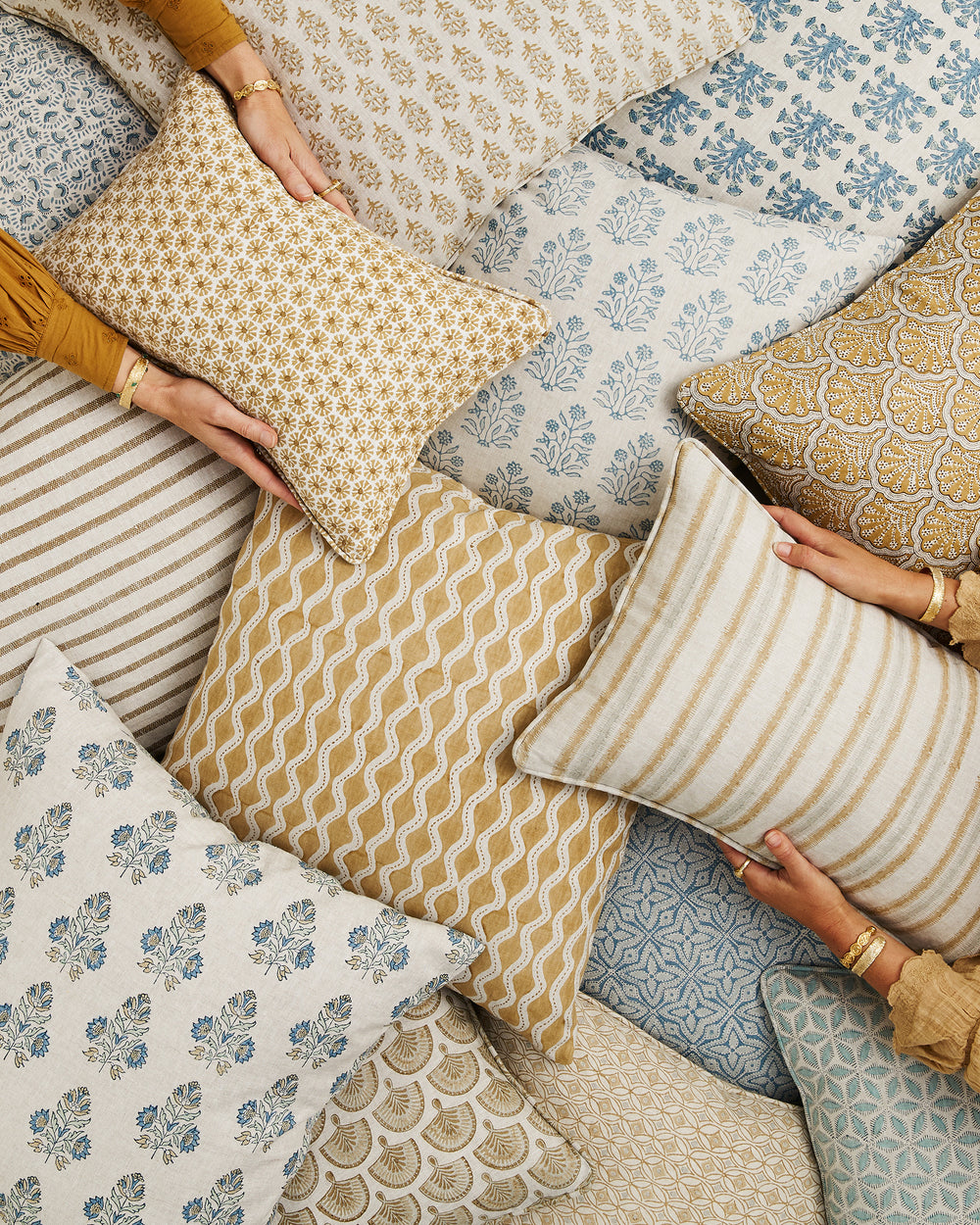 Aravelli Saffron Pillowcase