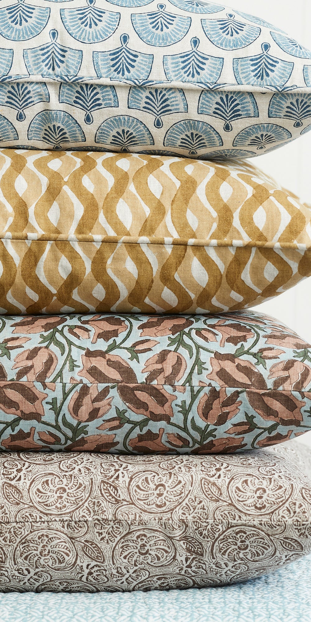 Fossano Cocoa Pillowcase in - Cushions - Walter G Australia