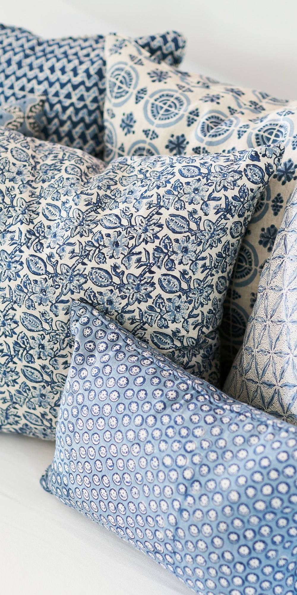 Osaka Azure Pillowcase in - Cushions - Walter G Australia