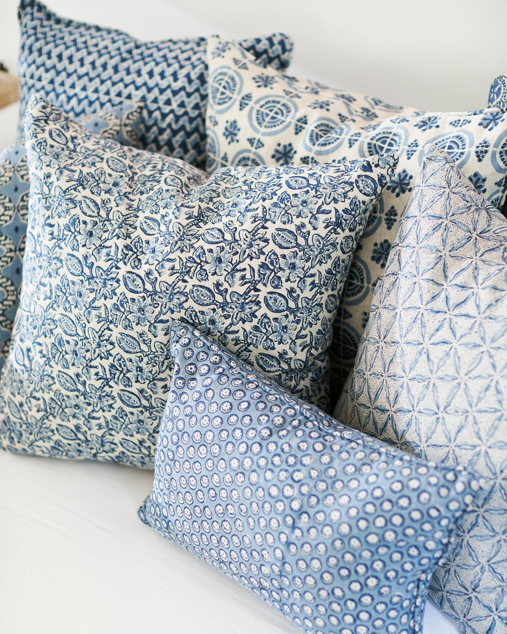 Osaka Azure Pillowcase in - Cushions - Walter G Australia