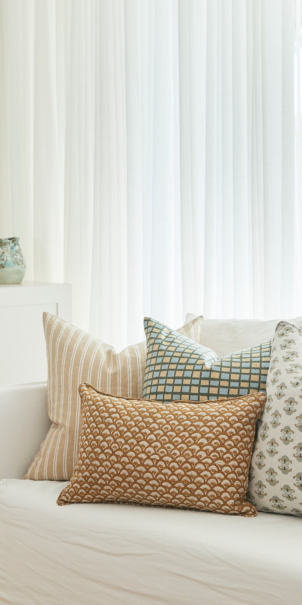 Tindari Thyme Pillowcase in - Cushions - Walter G Australia
