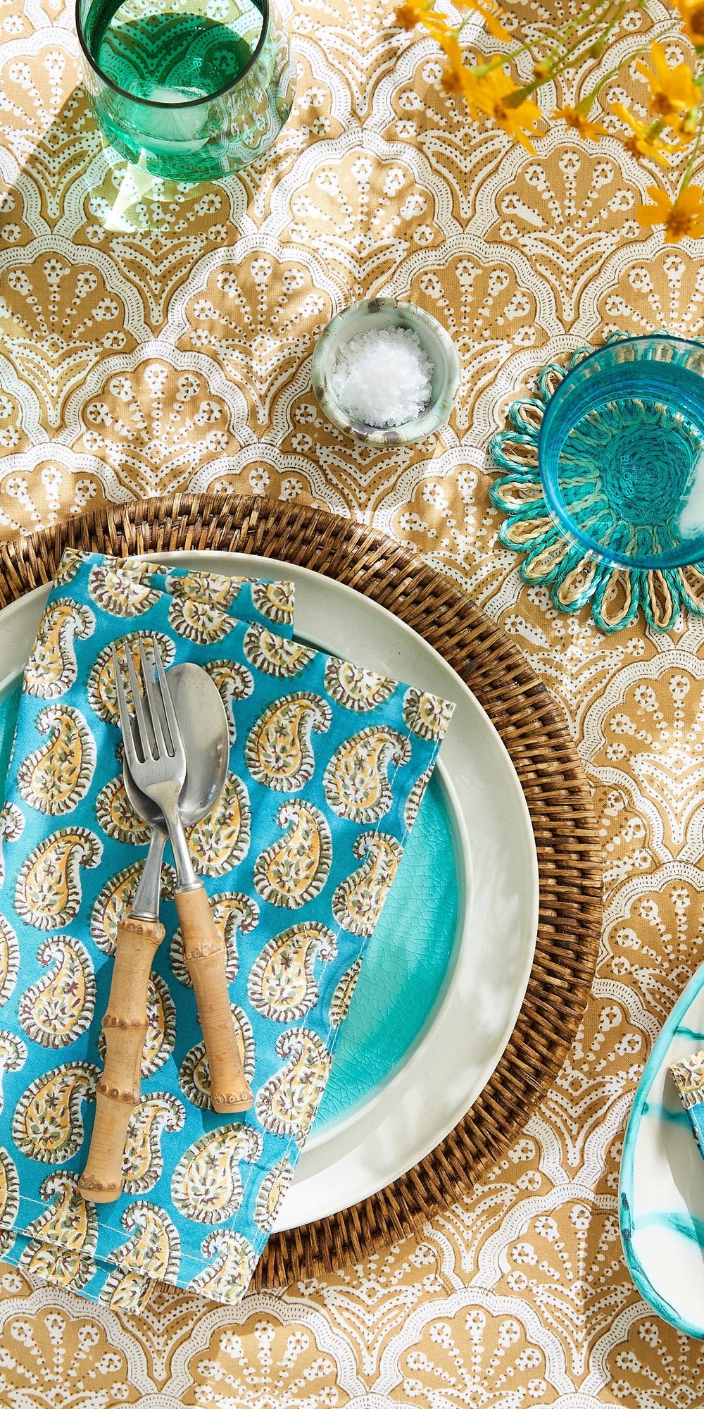 Simrane Oasis Napkins in - Napkins - Walter G Australia