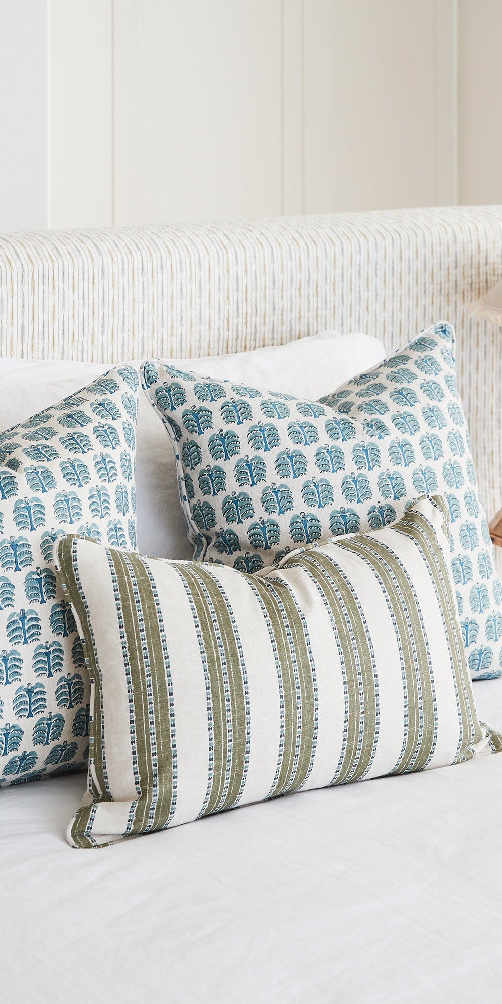 Kesula Slate Pillowcase in - Cushions - Walter G Australia