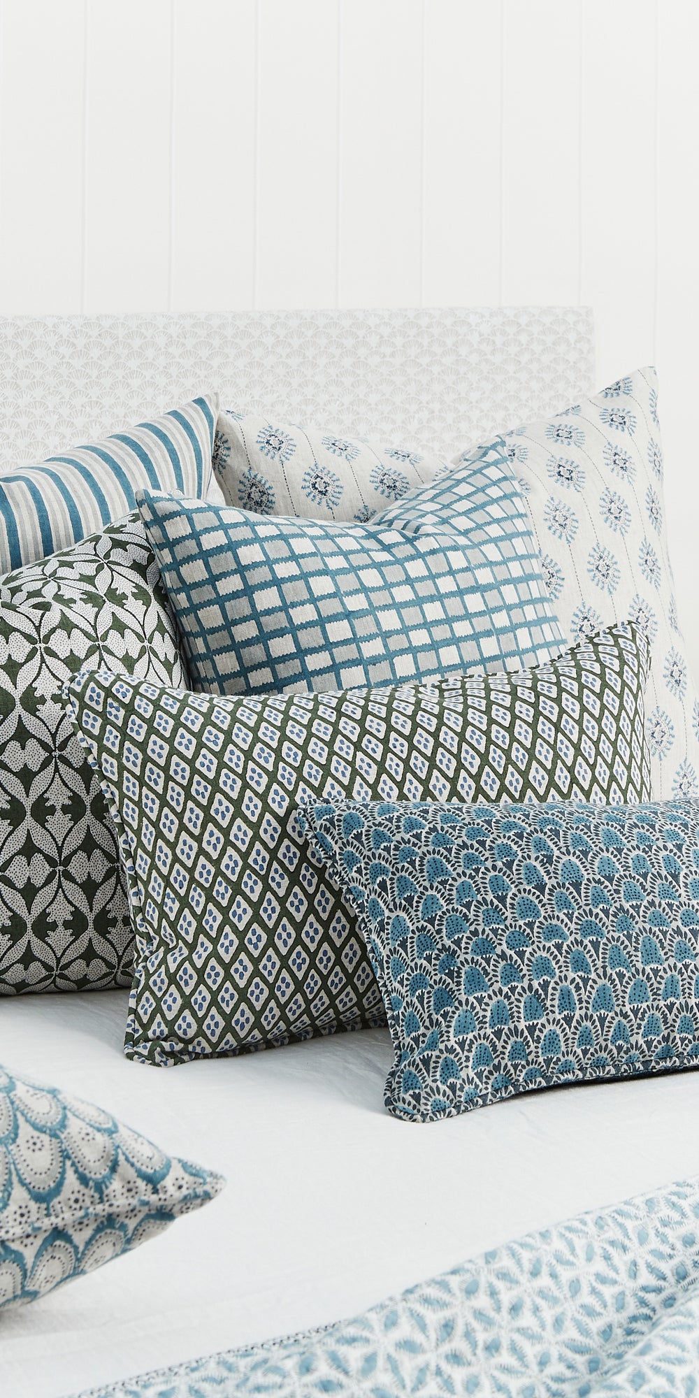 Madhavi Thyme Pillowcase in - Cushions - Walter G Australia