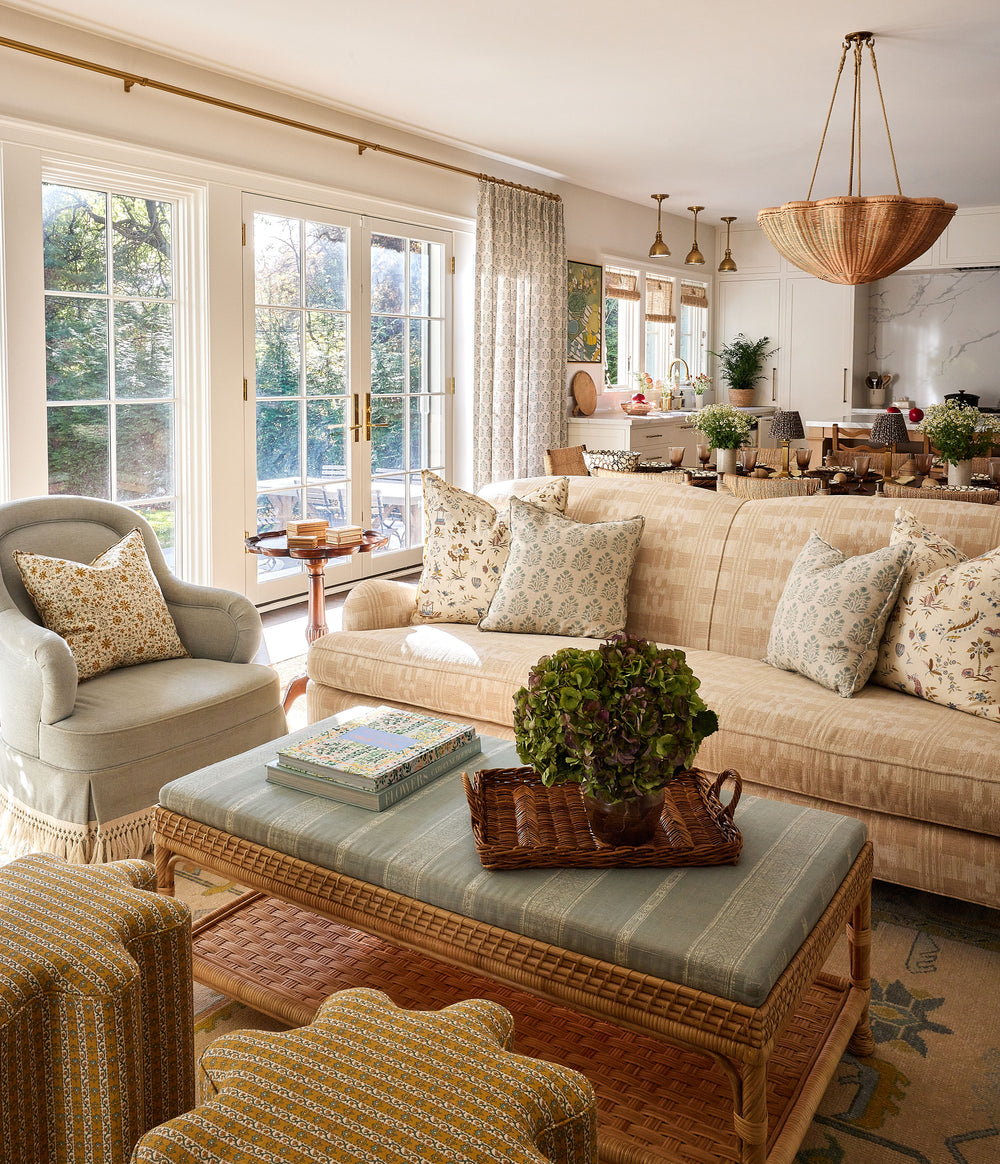 Amer Celadon Linen in - Fabric - Walter G Australia