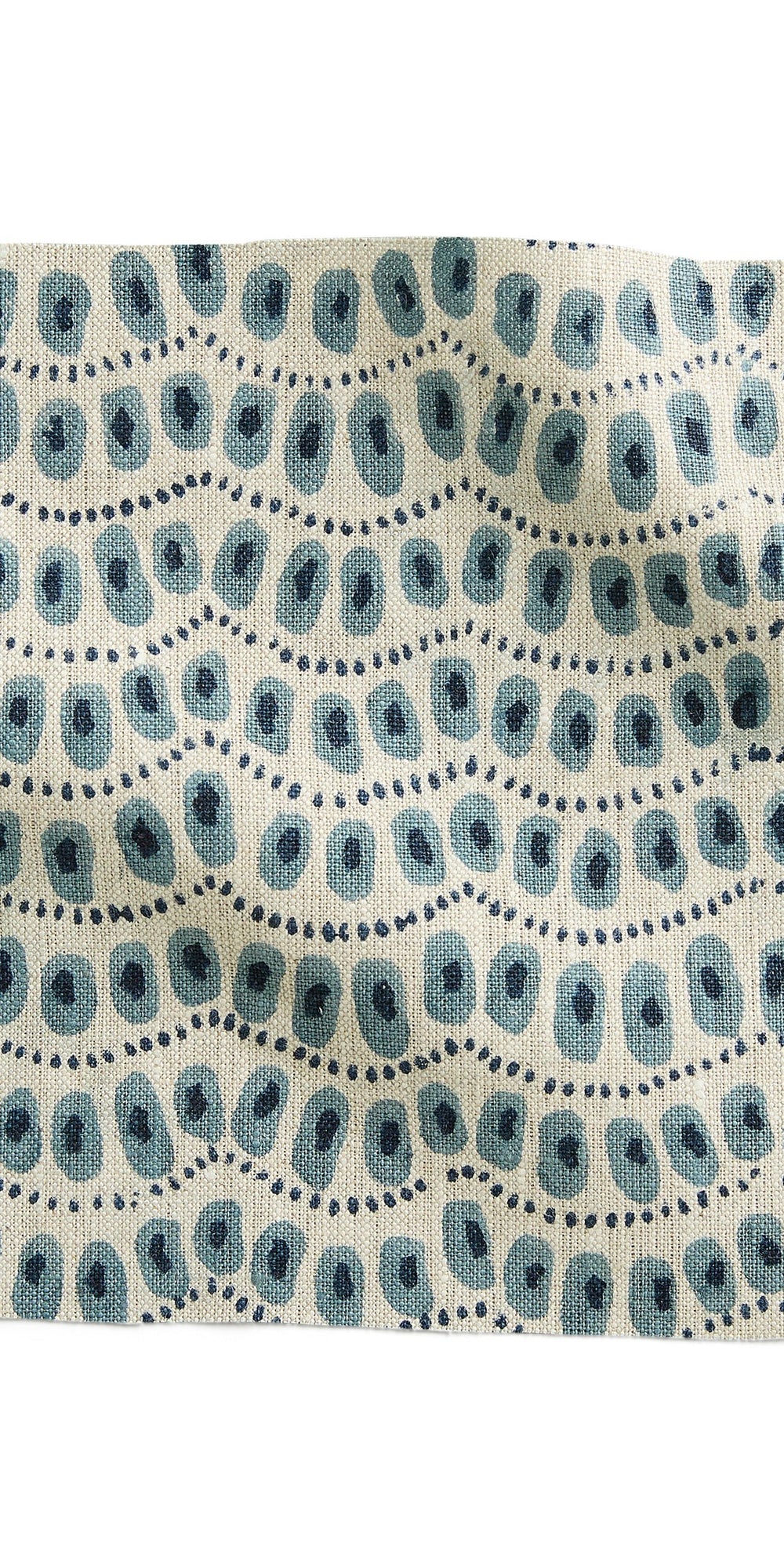 Amulet Azure linen swatch in - Swatches - Walter G Australia