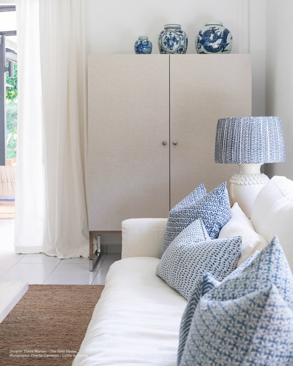 Menorca Azure Pillowcase