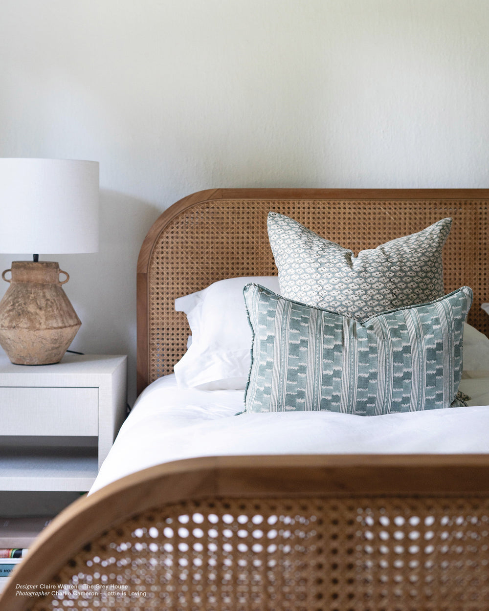Chowk Celadon Pillowcase in - Cushions - Walter G Australia