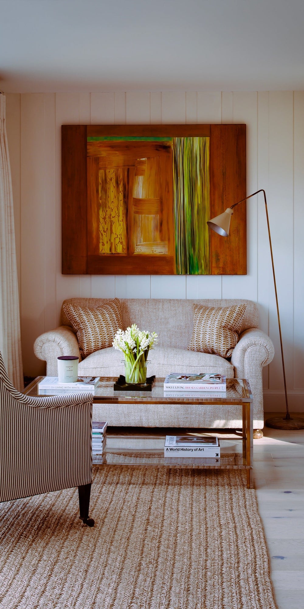 Luxor Saffron Linen in - Fabric - Walter G Australia