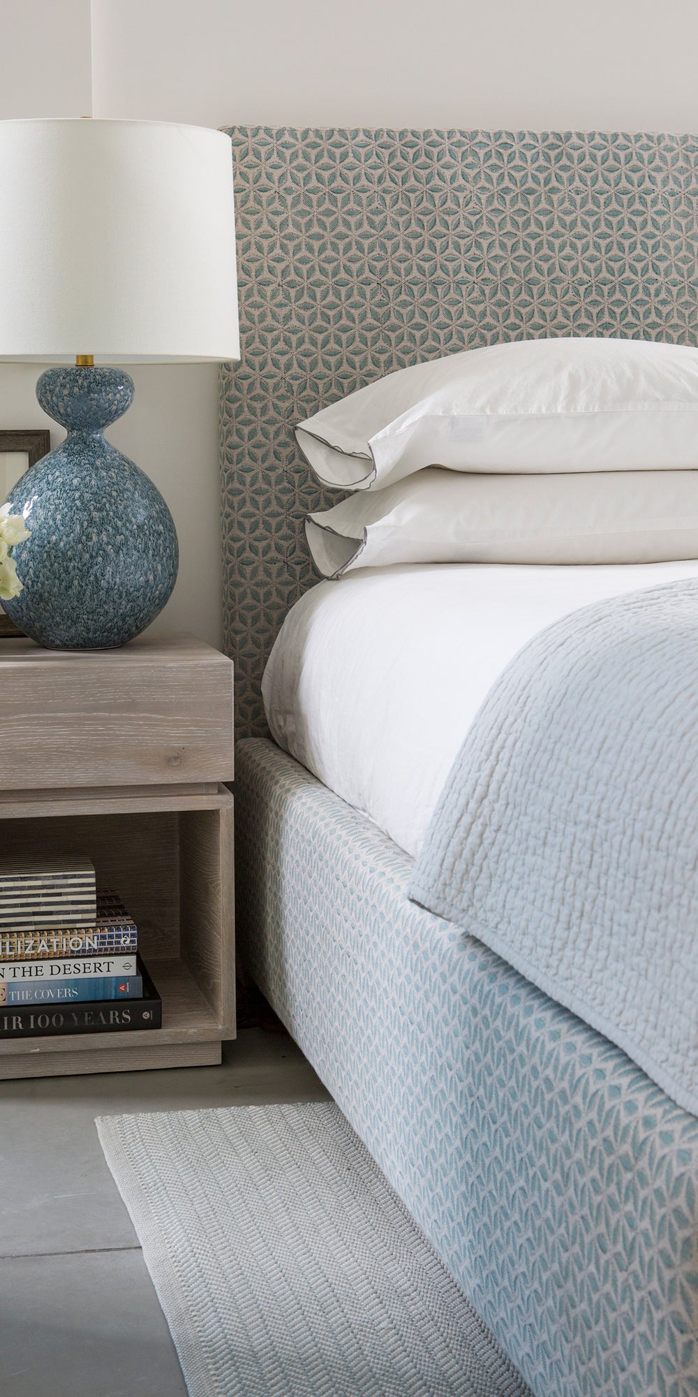 Hanami Light Blue Linen in - Fabric - Walter G Australia