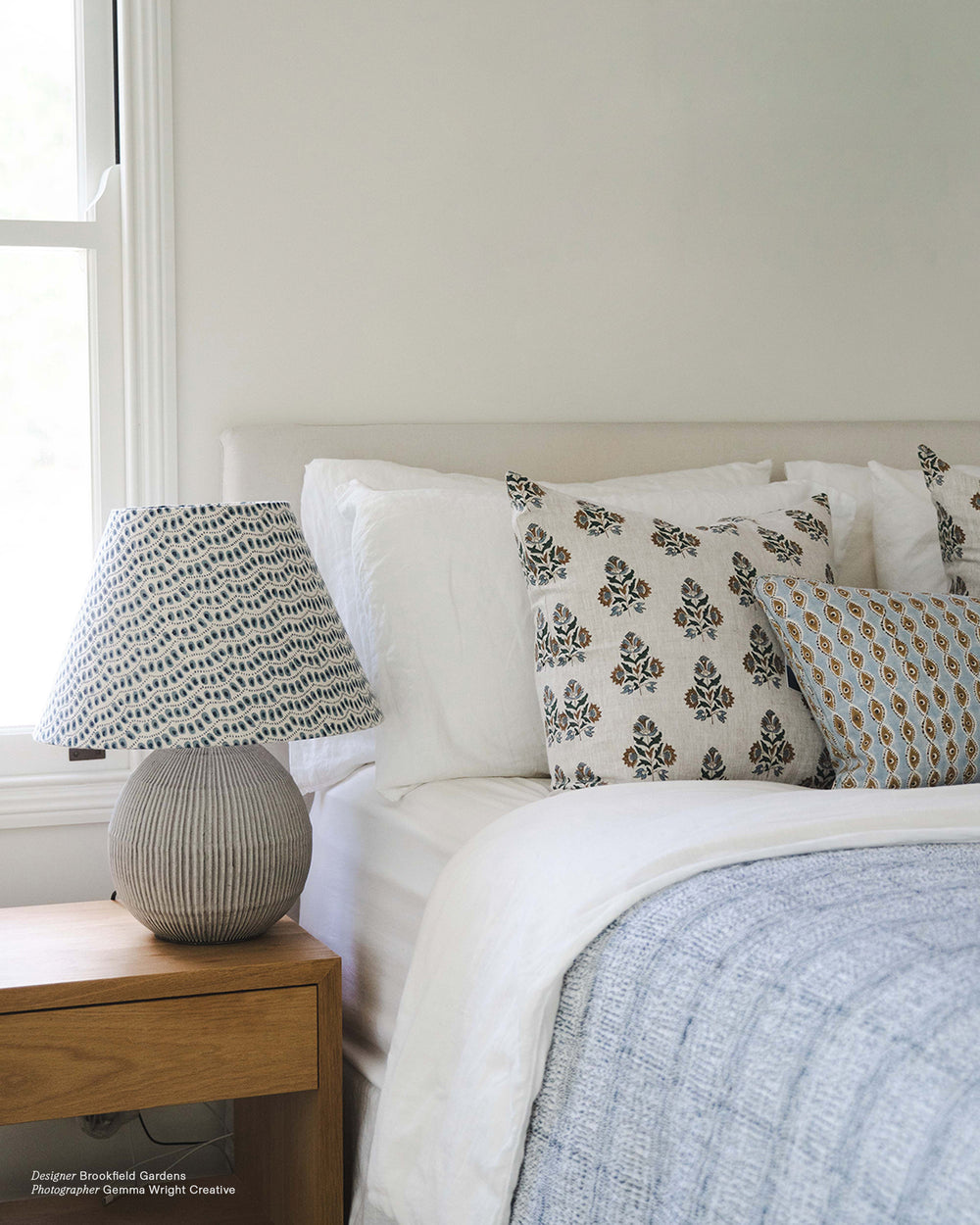 Amulet Azure Linen in - Fabric - Walter G Australia