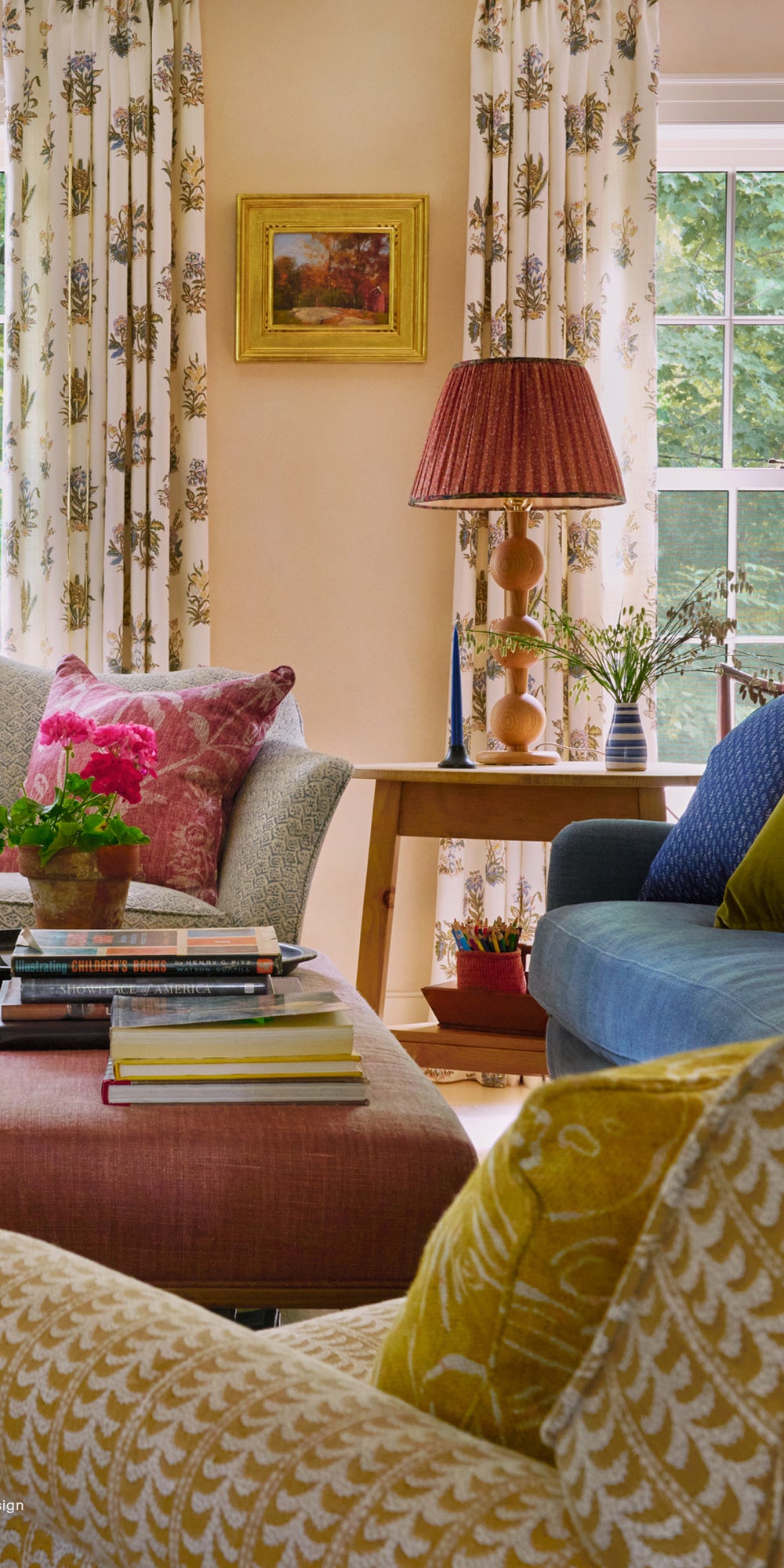 Luxor Saffron Linen in - Fabric - Walter G Australia