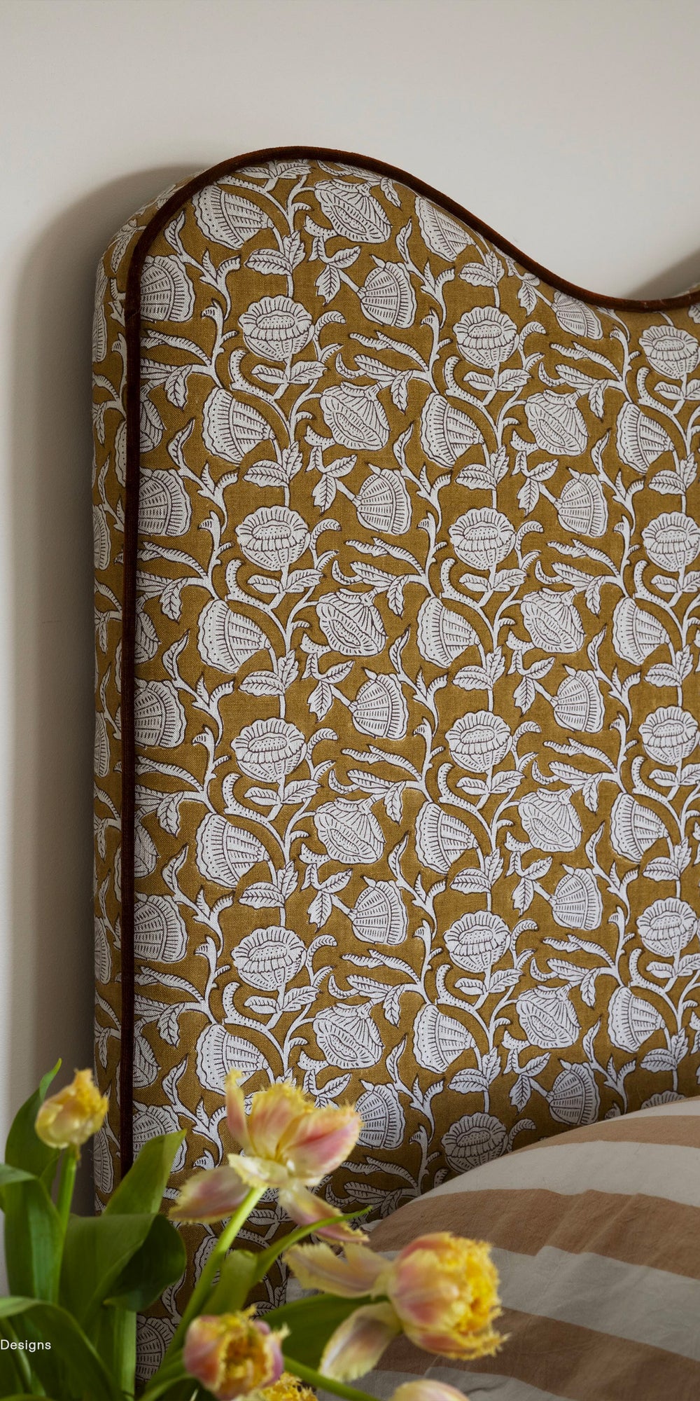 Marbella Saffron Linen in - Fabric - Walter G Australia