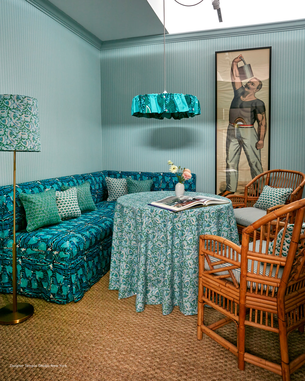 Marbella Emerald Linen