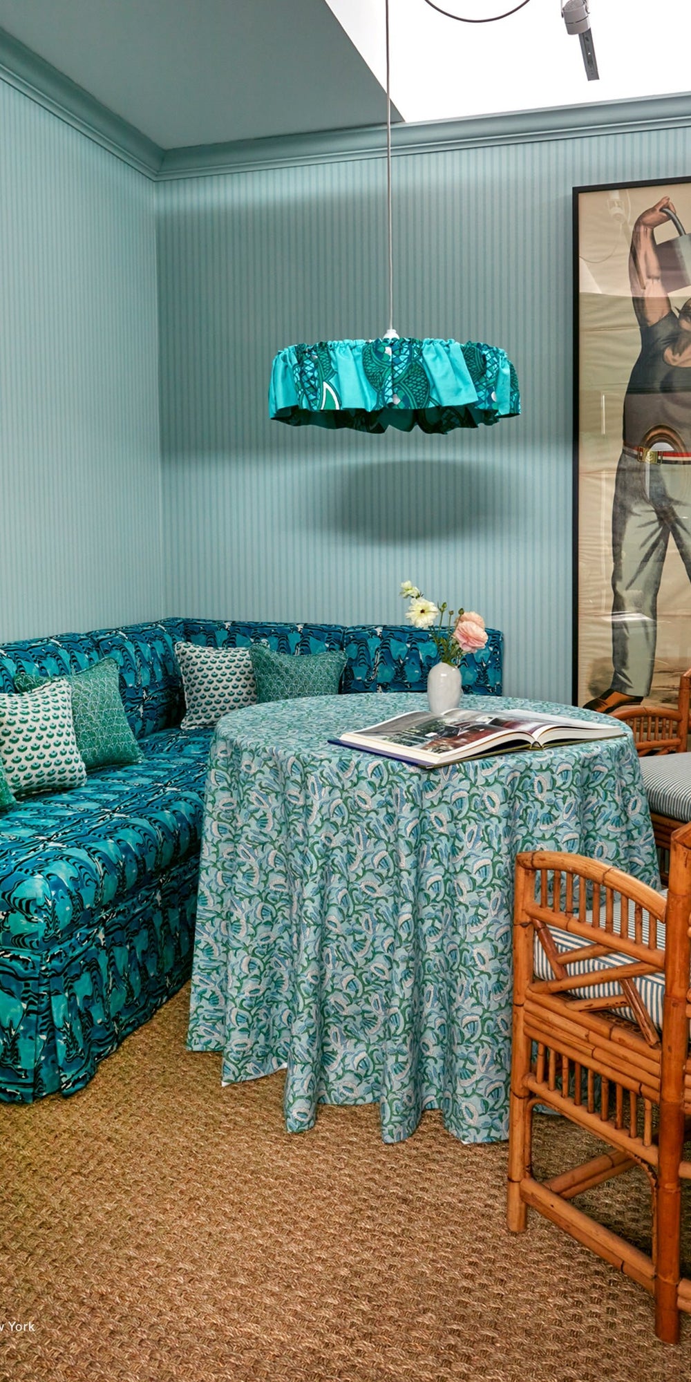 Scopello Emerald Linen in - Fabric - Walter G Australia