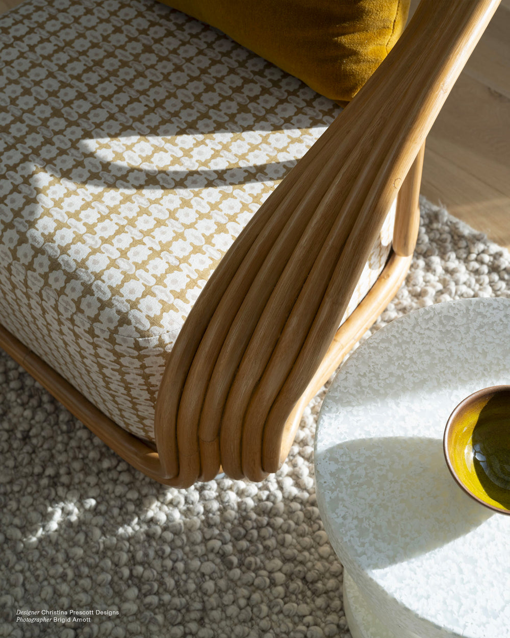 Pahari Saffron Linen in - Fabric - Walter G Australia