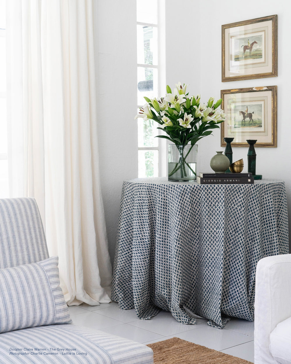 Siam Pacific Blue Linen