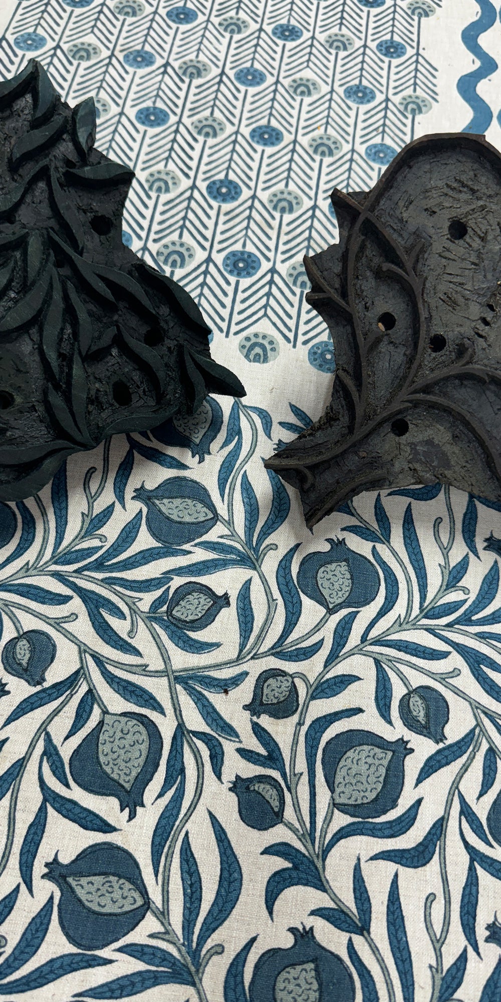 Medusa Lagoon linen cushion 55x55cm