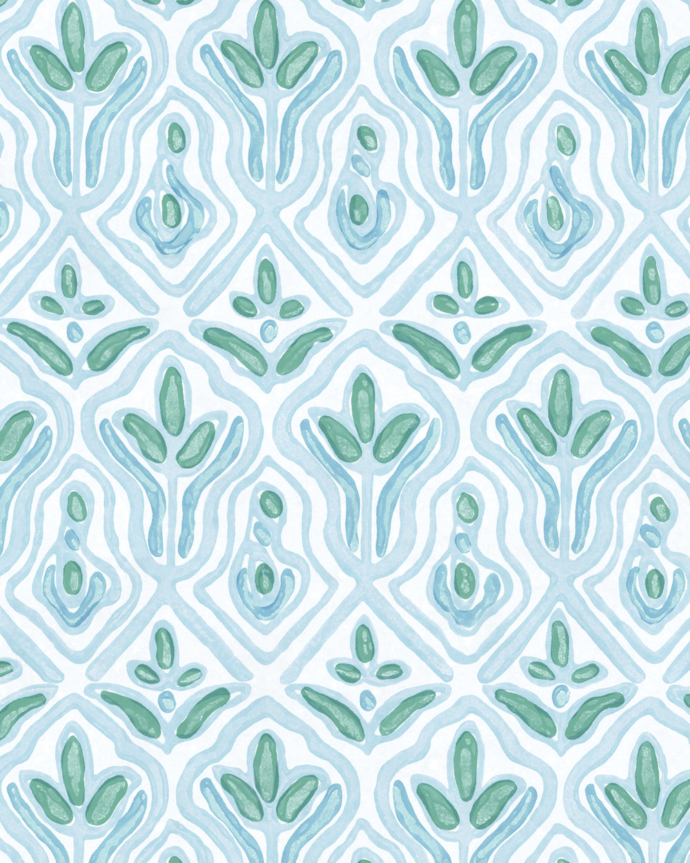 Praiano Seaglass wallpaper swatch in - Swatches - Walter G Australia