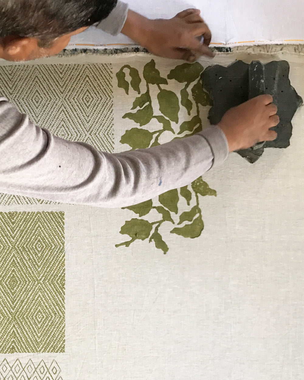 Flores Celadon Pillowcase