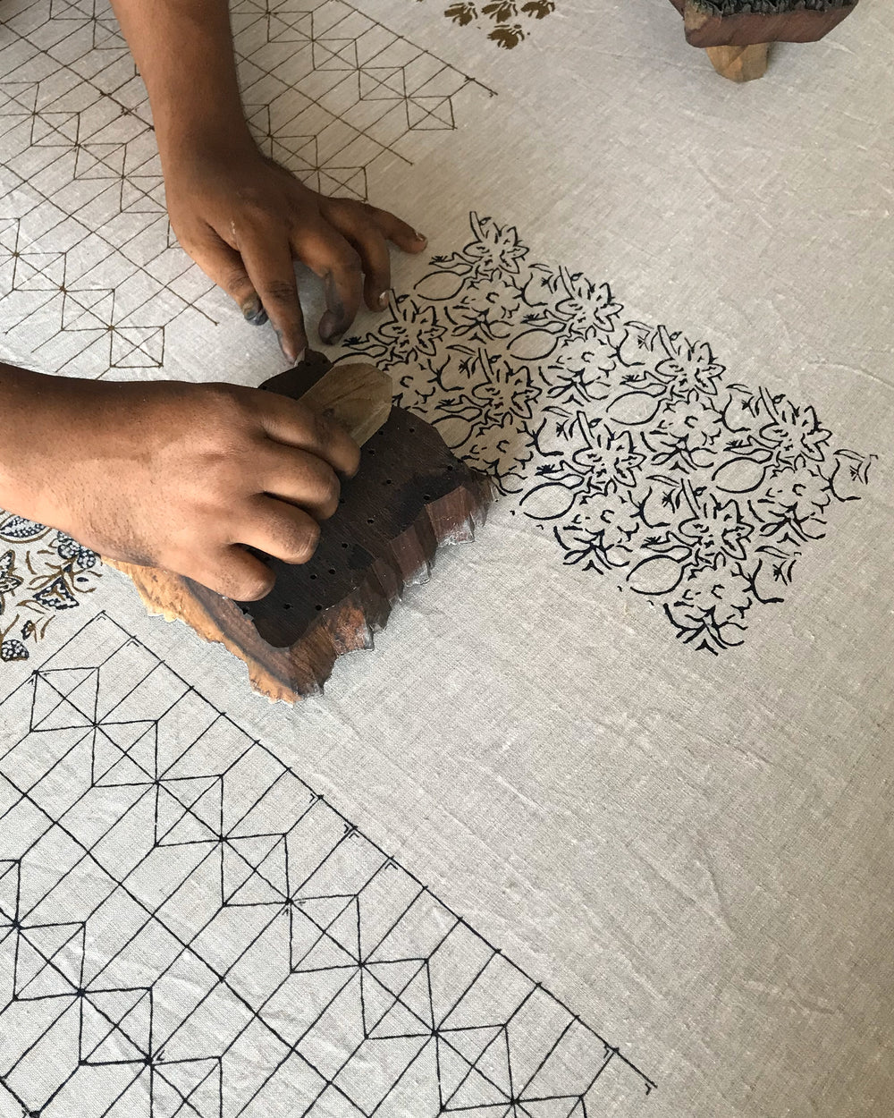 Lucknow Indian Teal Pillowcase